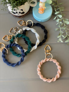 Macrame Bangle Key Ring