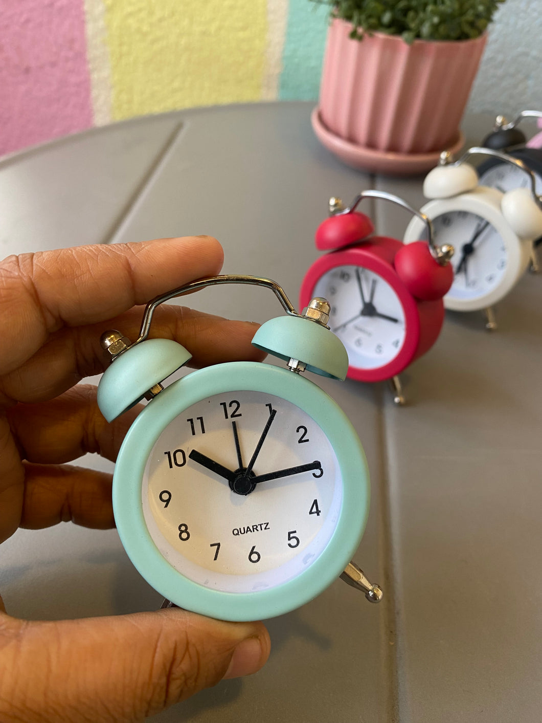 Pastel Colour Alarm Clock