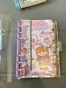 Cute Girl Design Spiral Notebook