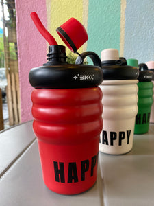 Happy Coffee Sipper Bottle