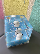 Load image into Gallery viewer, Panda water Glitter Paper Weight With Pen Stand
