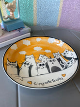 Load image into Gallery viewer, Cat Family Ceramic Plate
