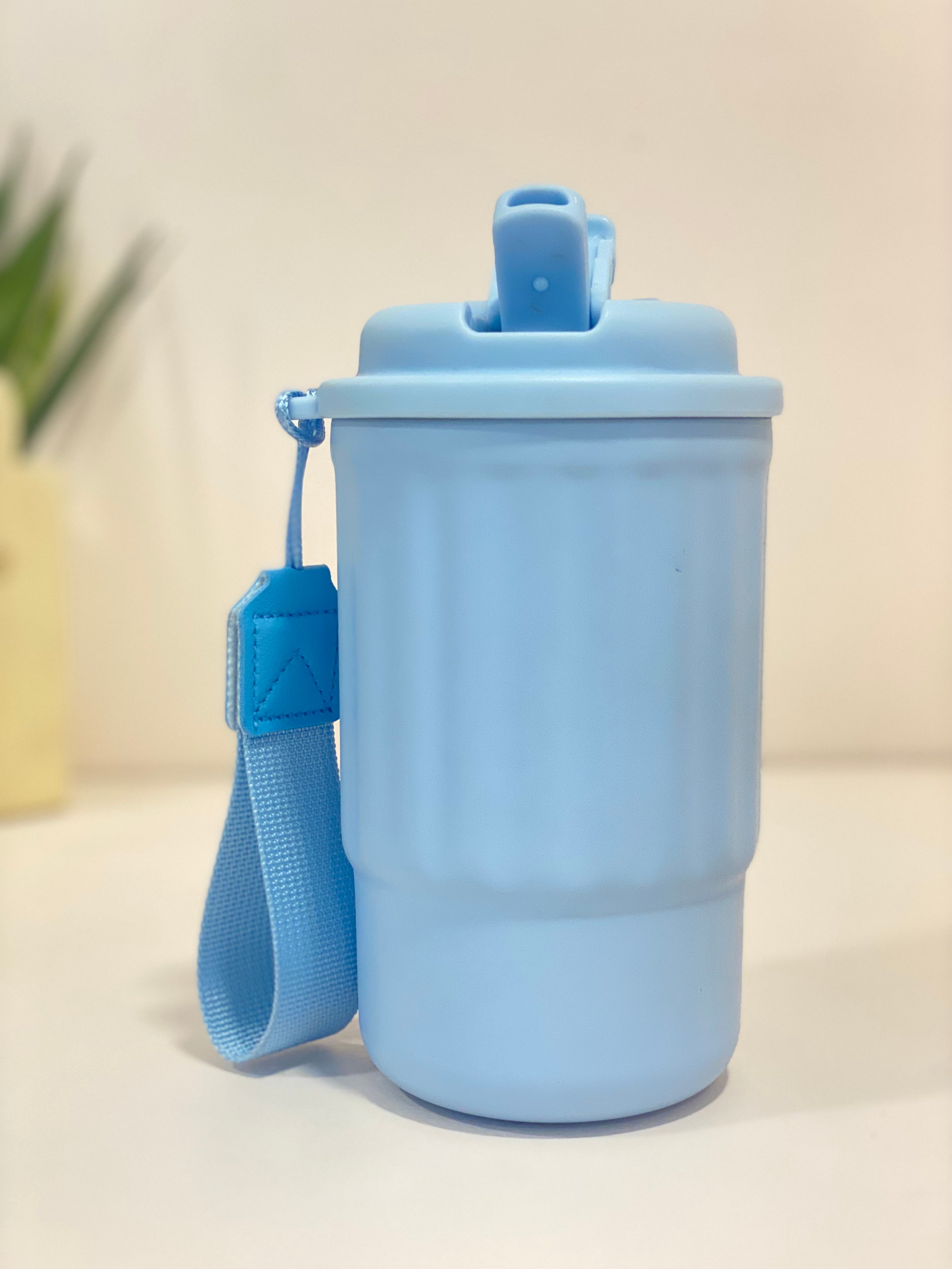 Portable Sports Water Sipper with Flip Lid – 450ml Leakproof & BPA-Free