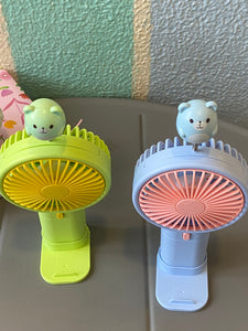Bear Light Hand Fan