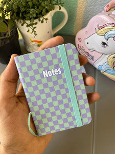 Mini checks Notes Pocket Diary