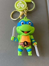 Load image into Gallery viewer, Happy Tortoise Keychain
