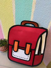 Load image into Gallery viewer, Cute 2D Drawing Student Backpack
