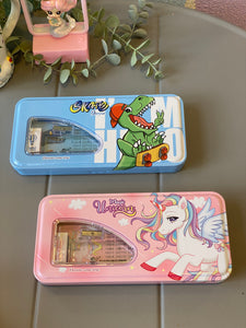 Dino And Unicorn Pencil Box