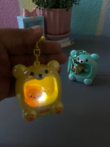 Holographic Bear Keychain