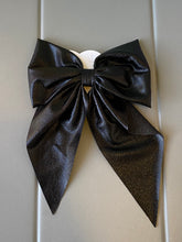 Load image into Gallery viewer, Leather Hair Bow Clips

