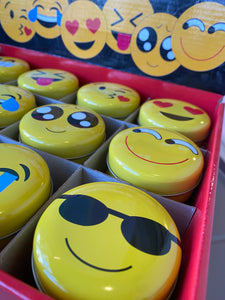 Emoji Smiley Tin Box - Assorted Design