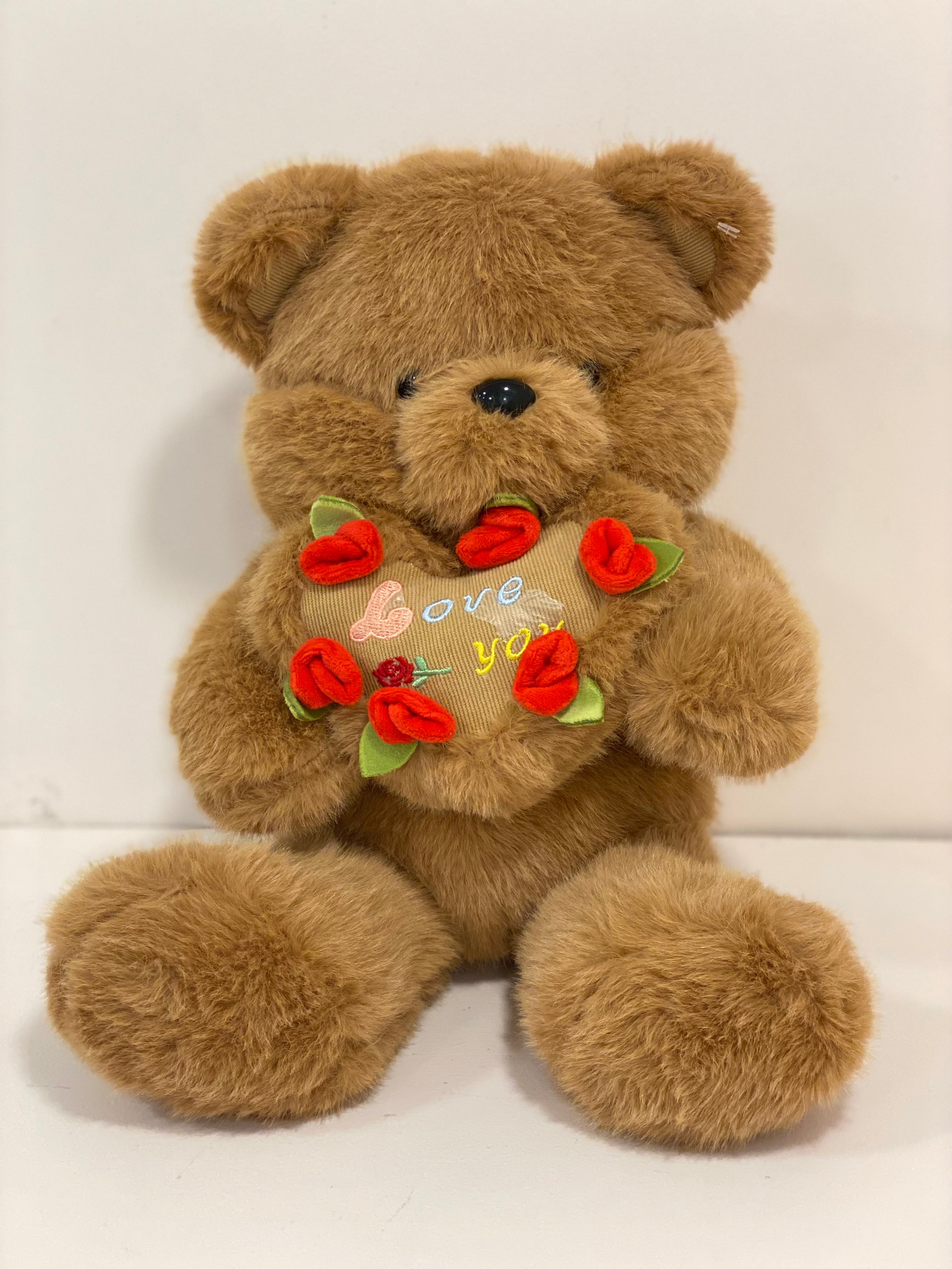 Soft Love Heart Teddy Bear Plush – Cuddly Stuffed Toy for Gifting & Home Décor