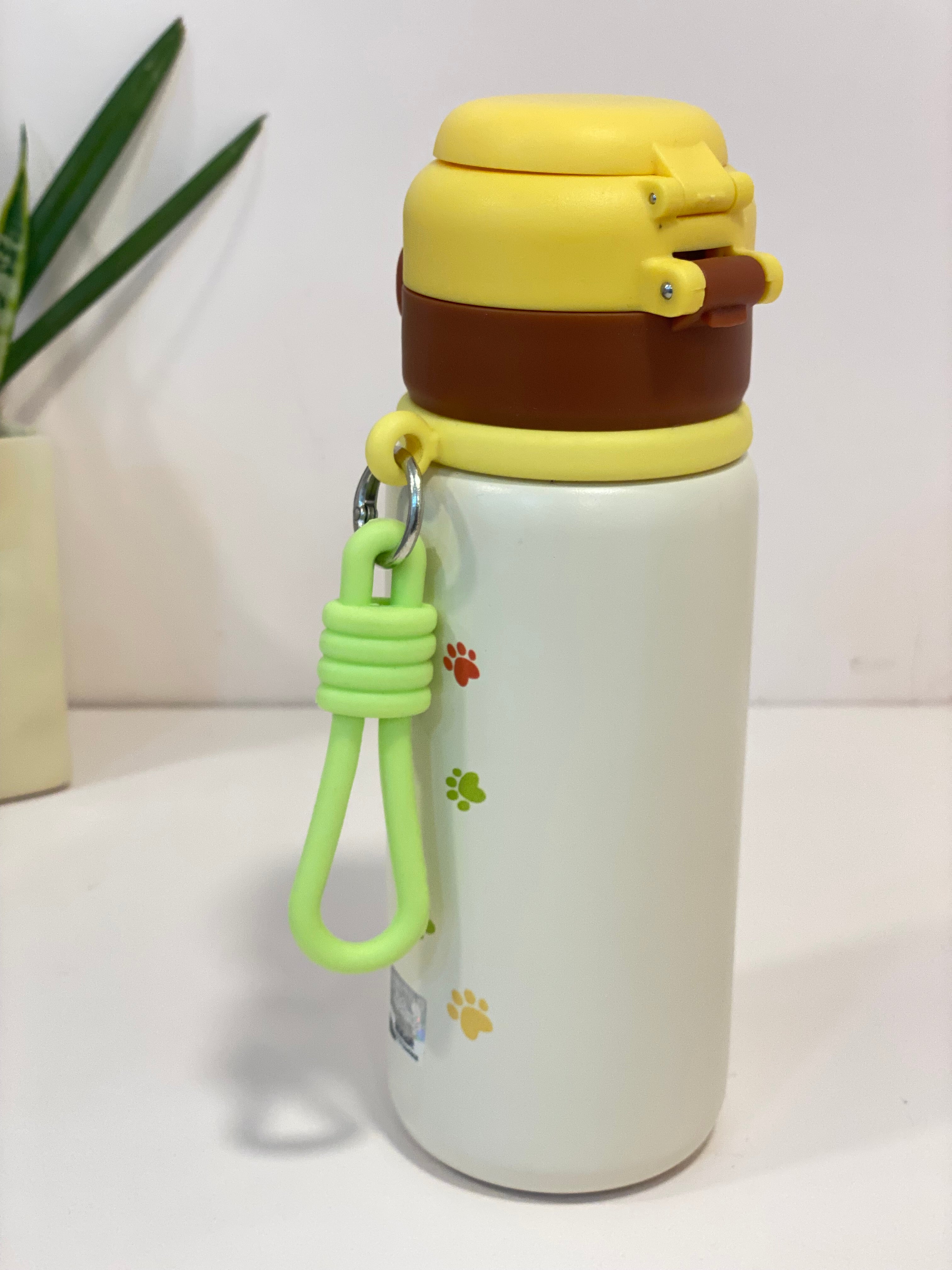 Disney Character Stainless Steel Kids Water Bottle with Flip-Top Straw Lid | Leak-Proof, Insulated