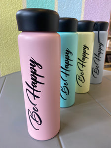 Be Happy Pastel Colours Bottle