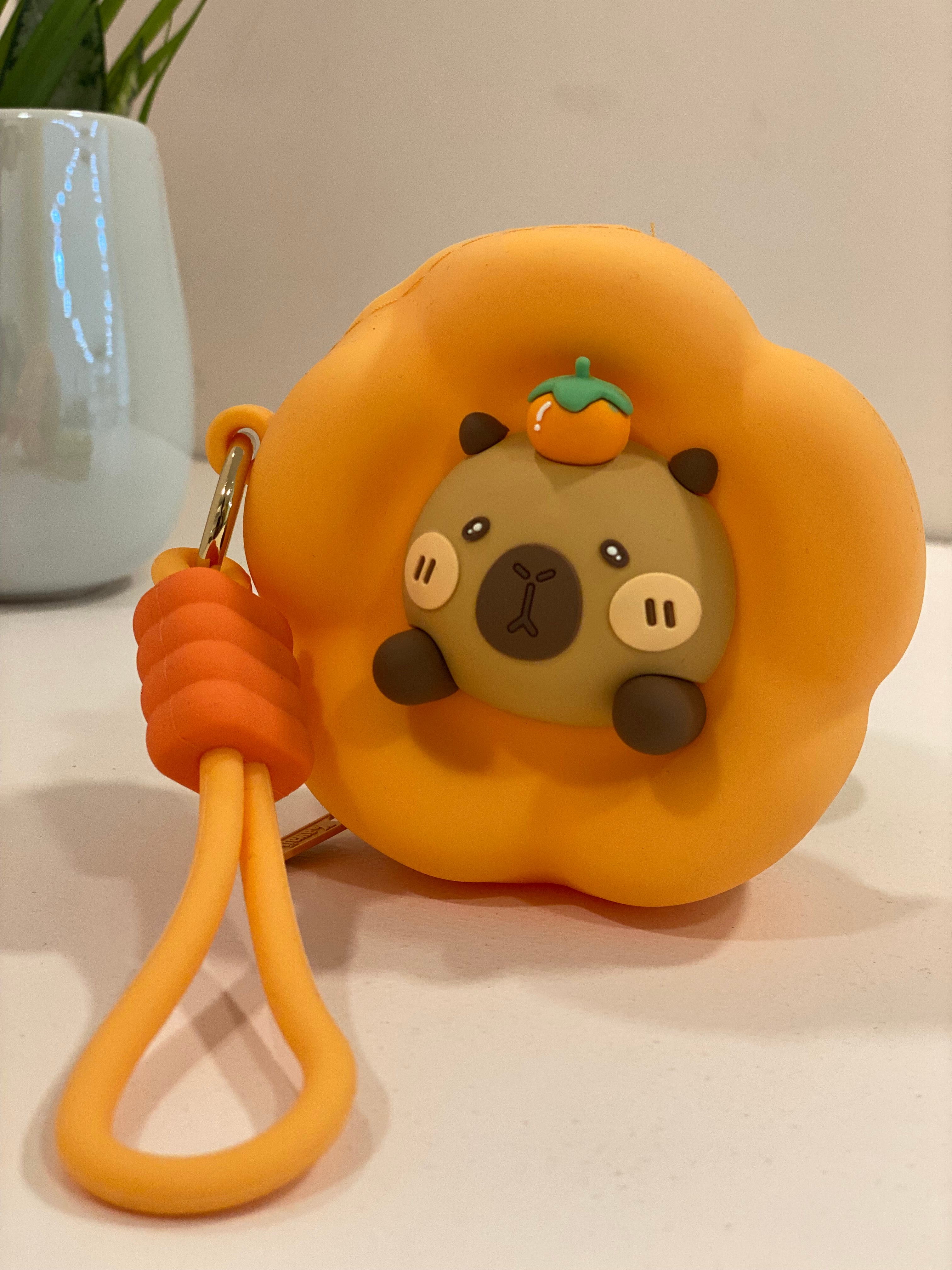 Cute Silicone Flower Coin Pouch with Keychain | Mini Coin Purse for Kids & Adults