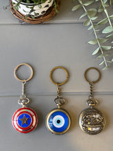 Load image into Gallery viewer, Metallic Stop Watch Keychain
