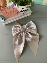 Load image into Gallery viewer, Satin Big Bow Hair Clip
