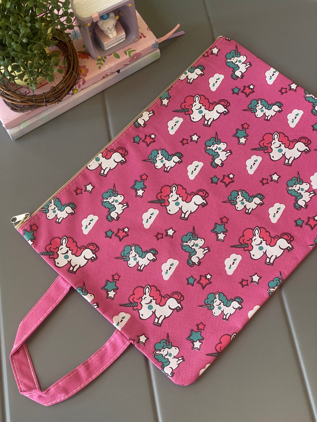 Unicorn Folder With Handle