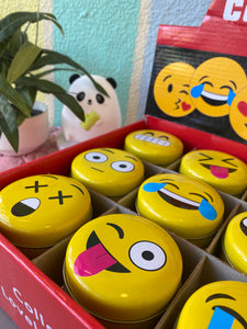 Emoji Smiley Tin Box - Assorted Design