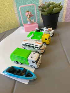 Set Of 5 Car And Truck Set