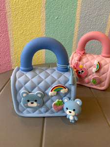 Cute Cartoon Silicon Hand Bag With Sling