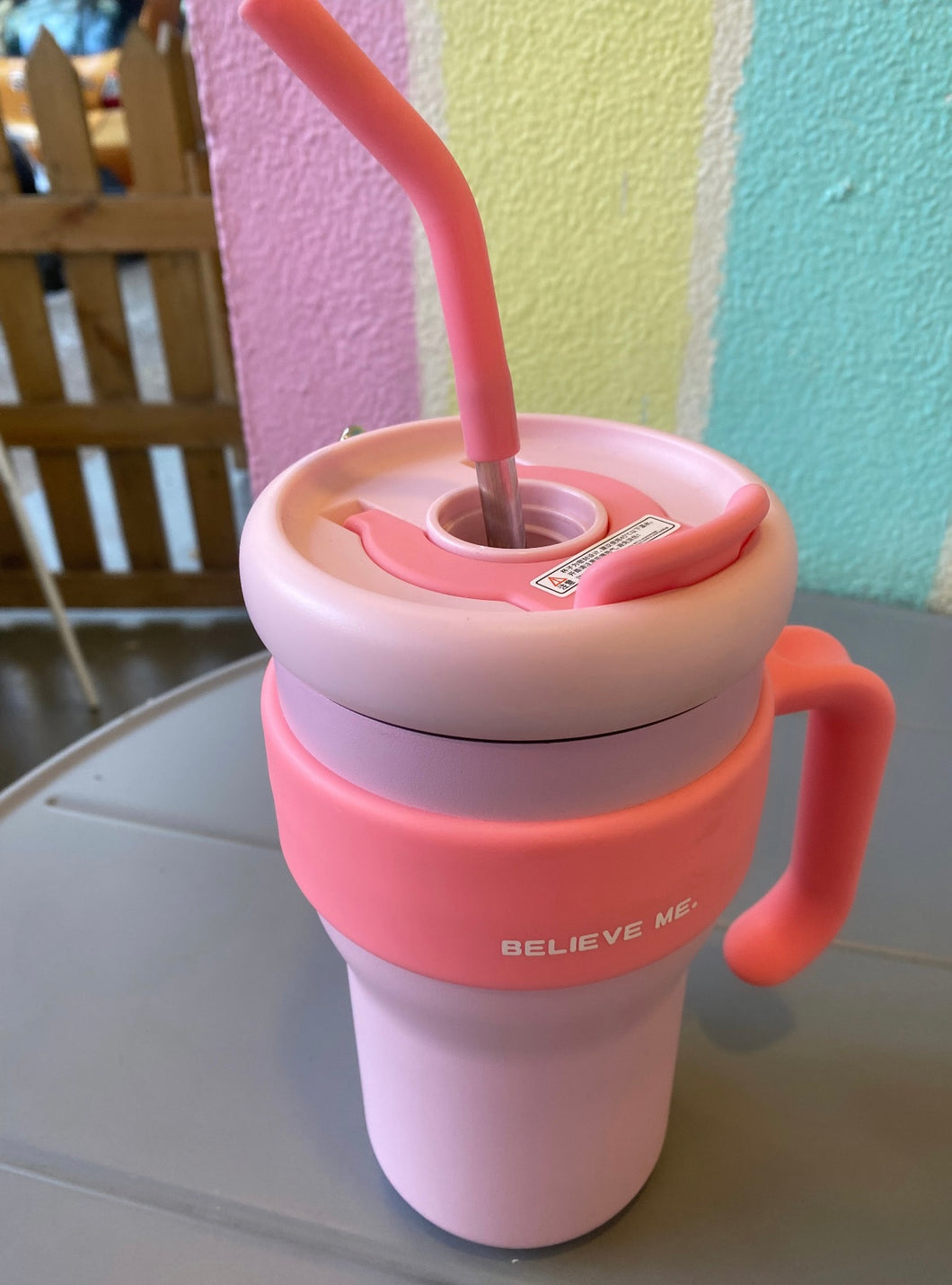 Believe Me Sipper With Handle