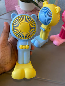 Bear Hand Fan With Phone Stand