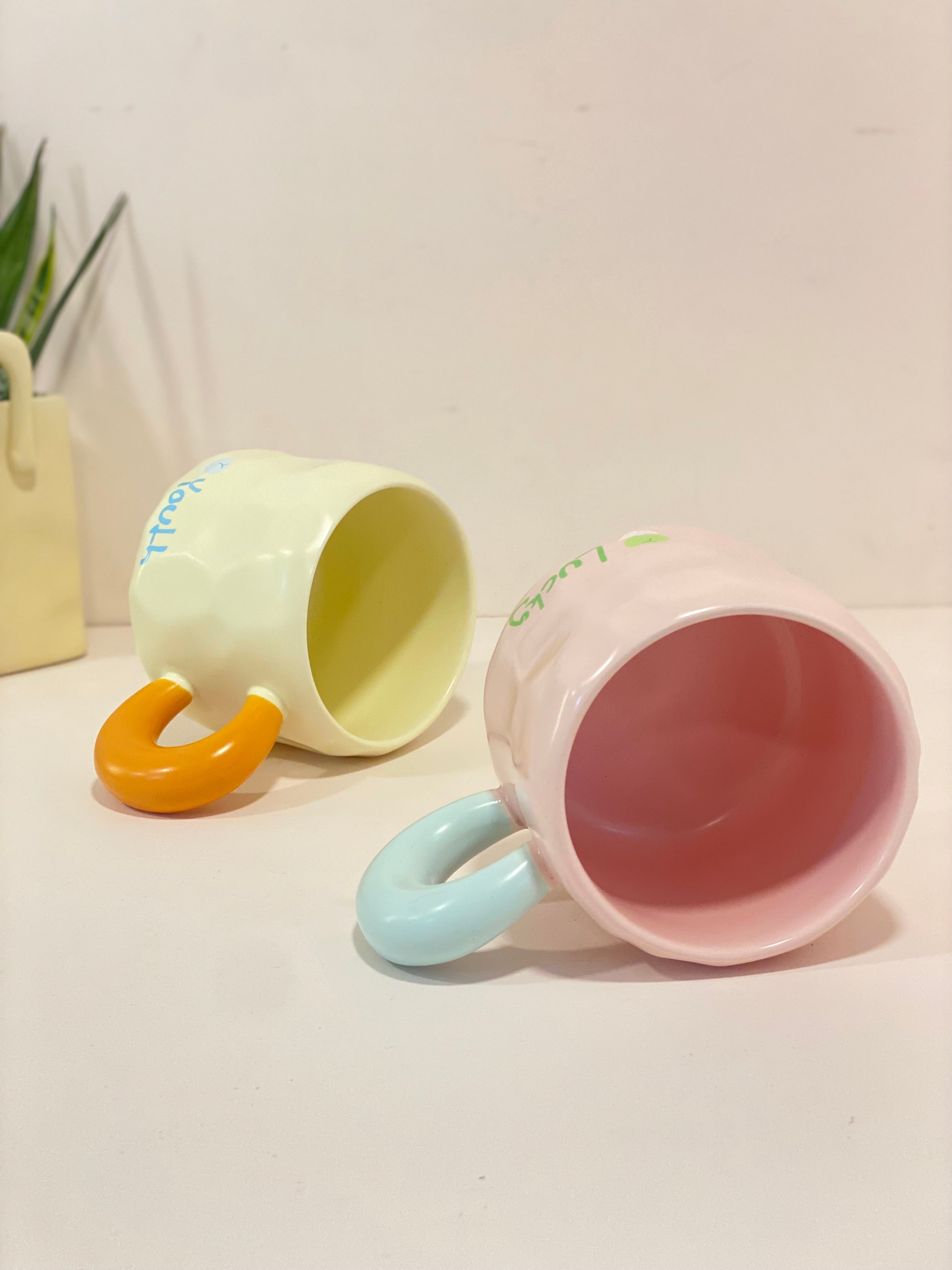 Lucky & Youth Mug – Playful Color Pop Cup with Character