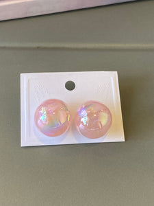 Holographic Pearl Earrings