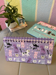 Cat Weekly Planner - Black Colour