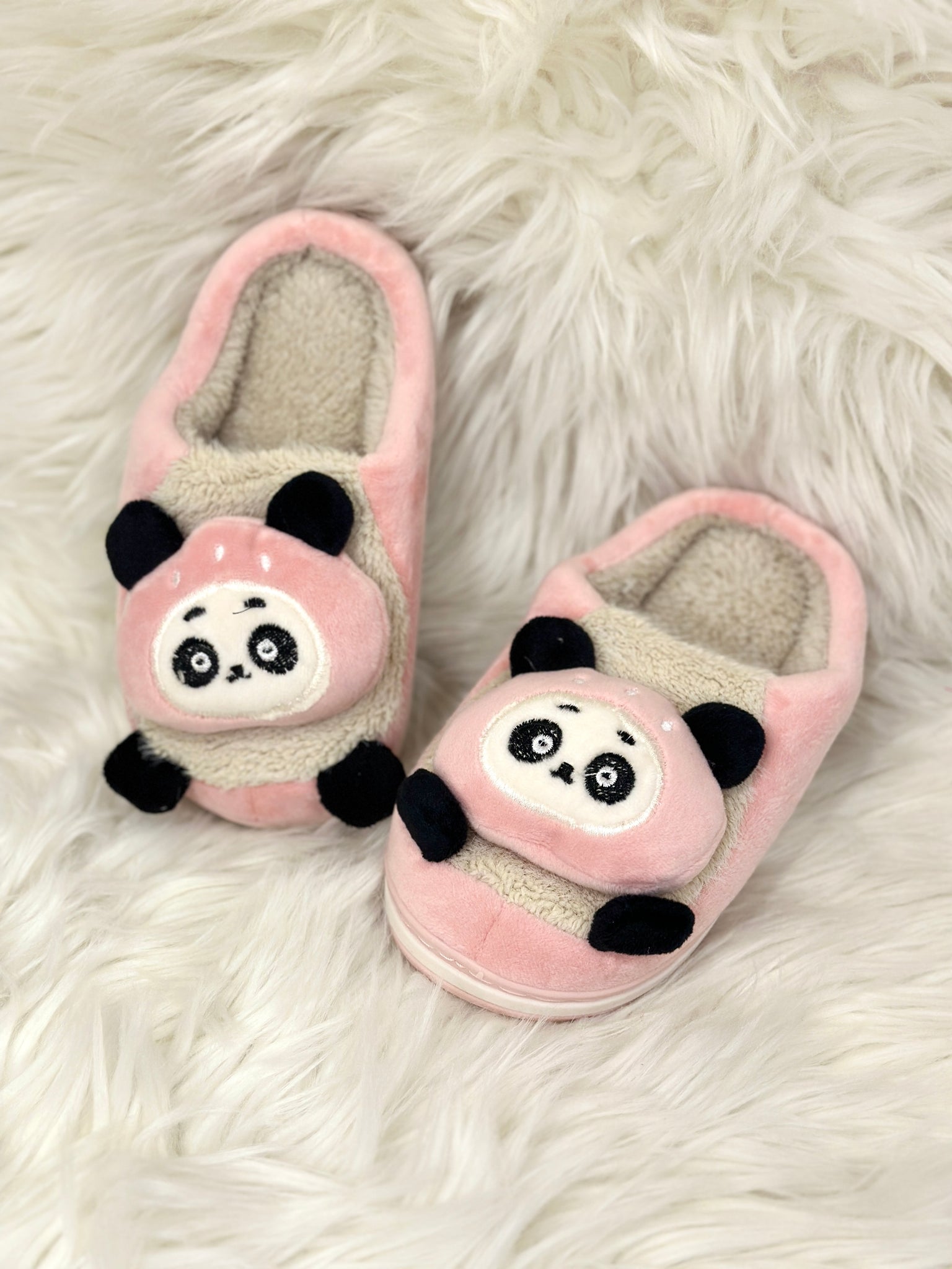 Panda Fur Baby Slippers PropFactory