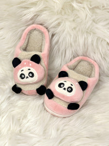 Panda Fur Baby Slippers