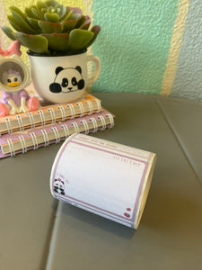 Panda Sticky Notes Roll