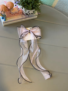 Pretty Long Hair Bow Clip