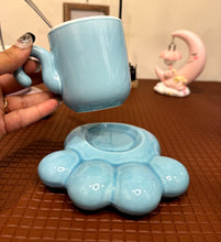 Load image into Gallery viewer, Paw Ceramic Mug with Saucer &amp; stirrer
