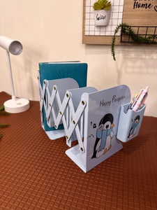 Cute Animal Book Stand With Magnetic Pen Stand