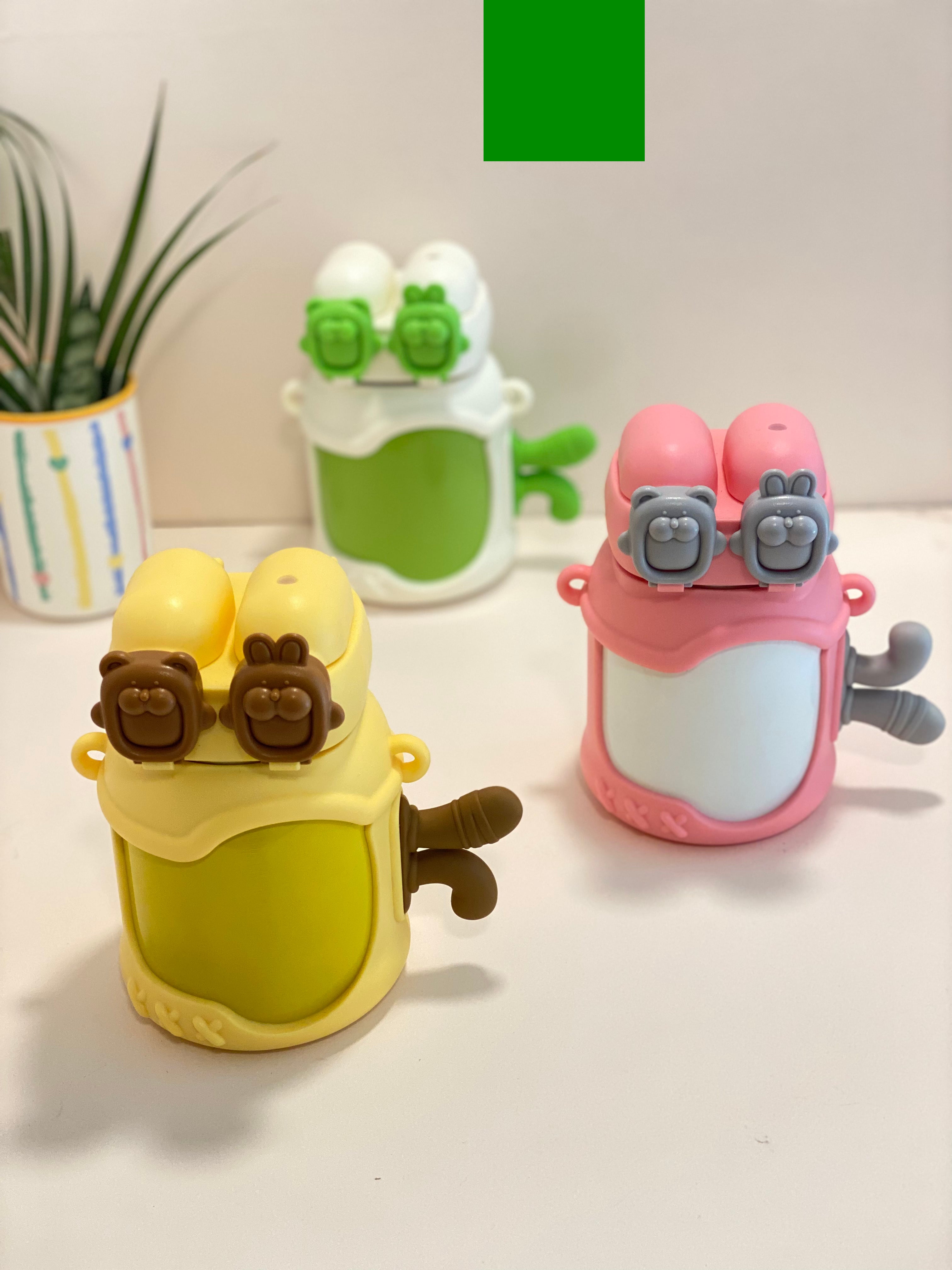 Pastel Matte Kawaii Crossbody Water Bottle