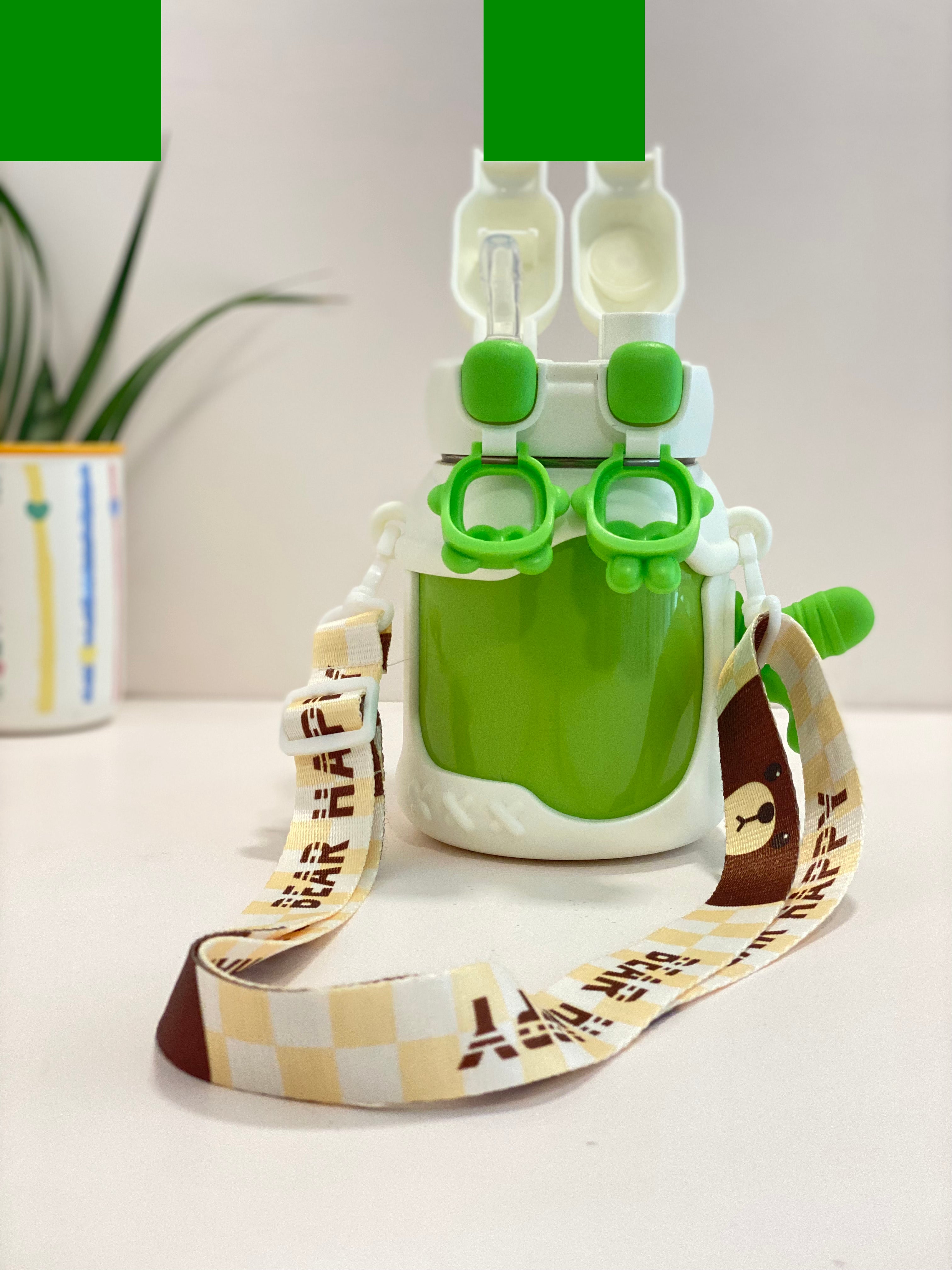 Pastel Matte Kawaii Crossbody Water Bottle