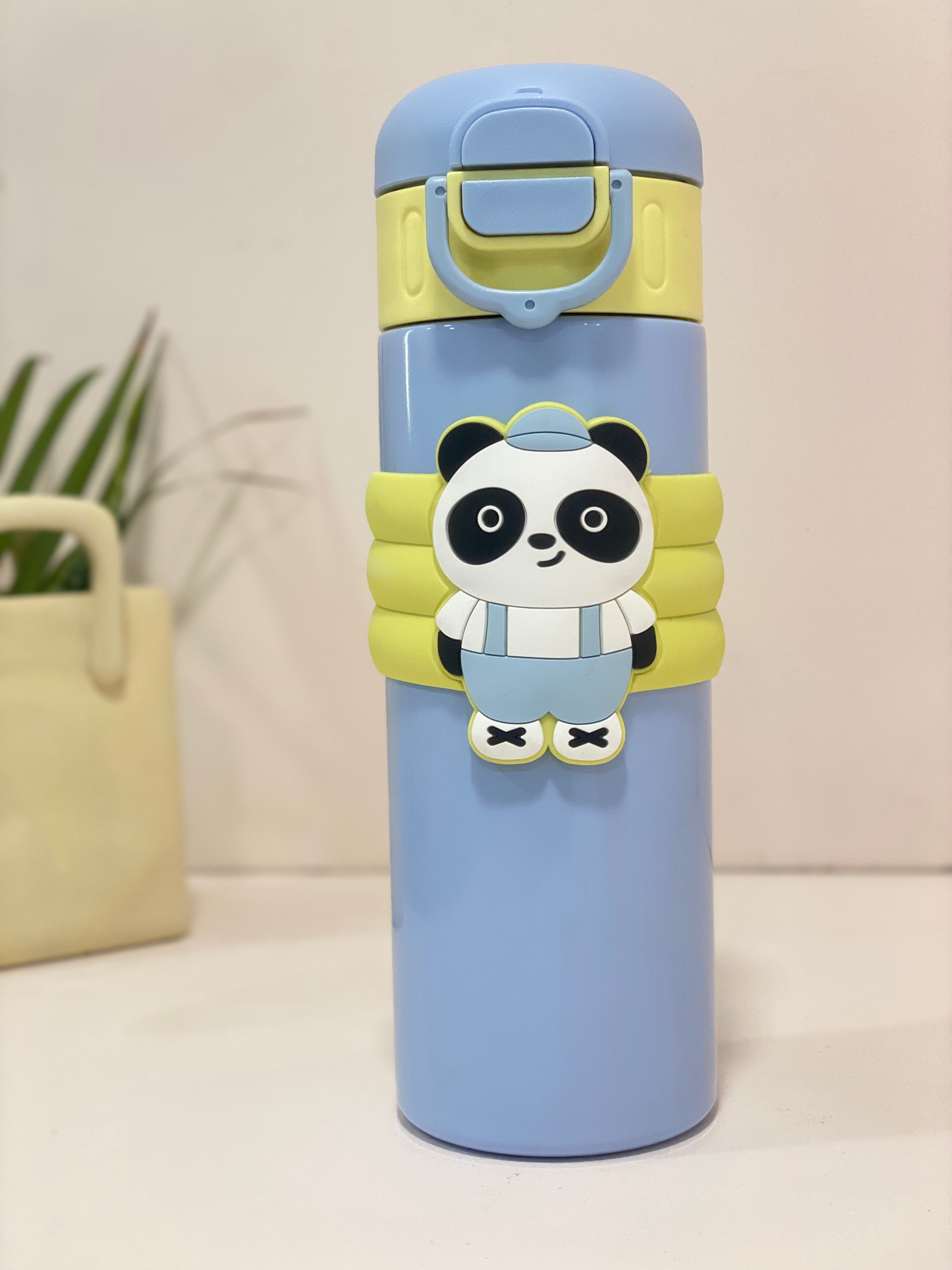 Pastel Matte Panda Thermos Flask