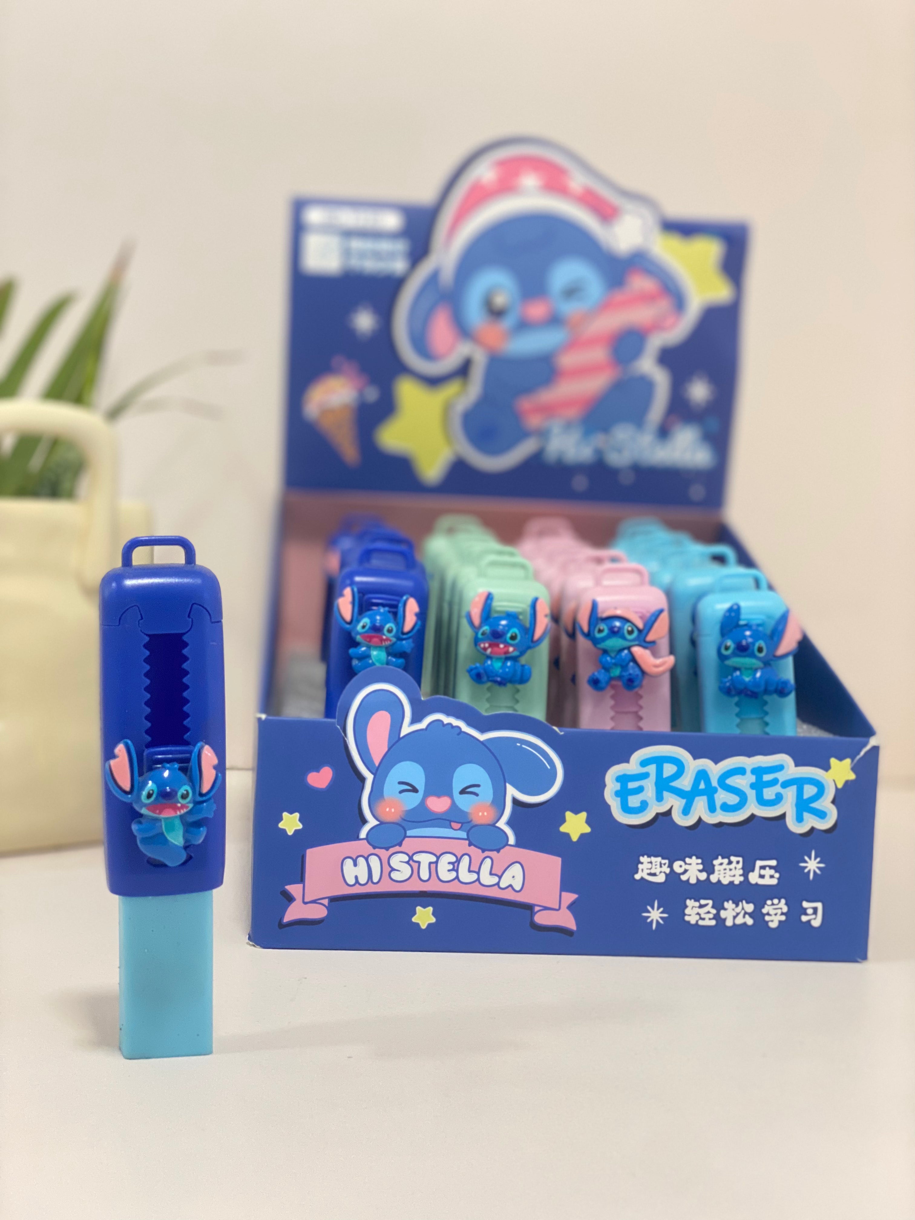 Retractable Kawaii Character Pocket Eraser