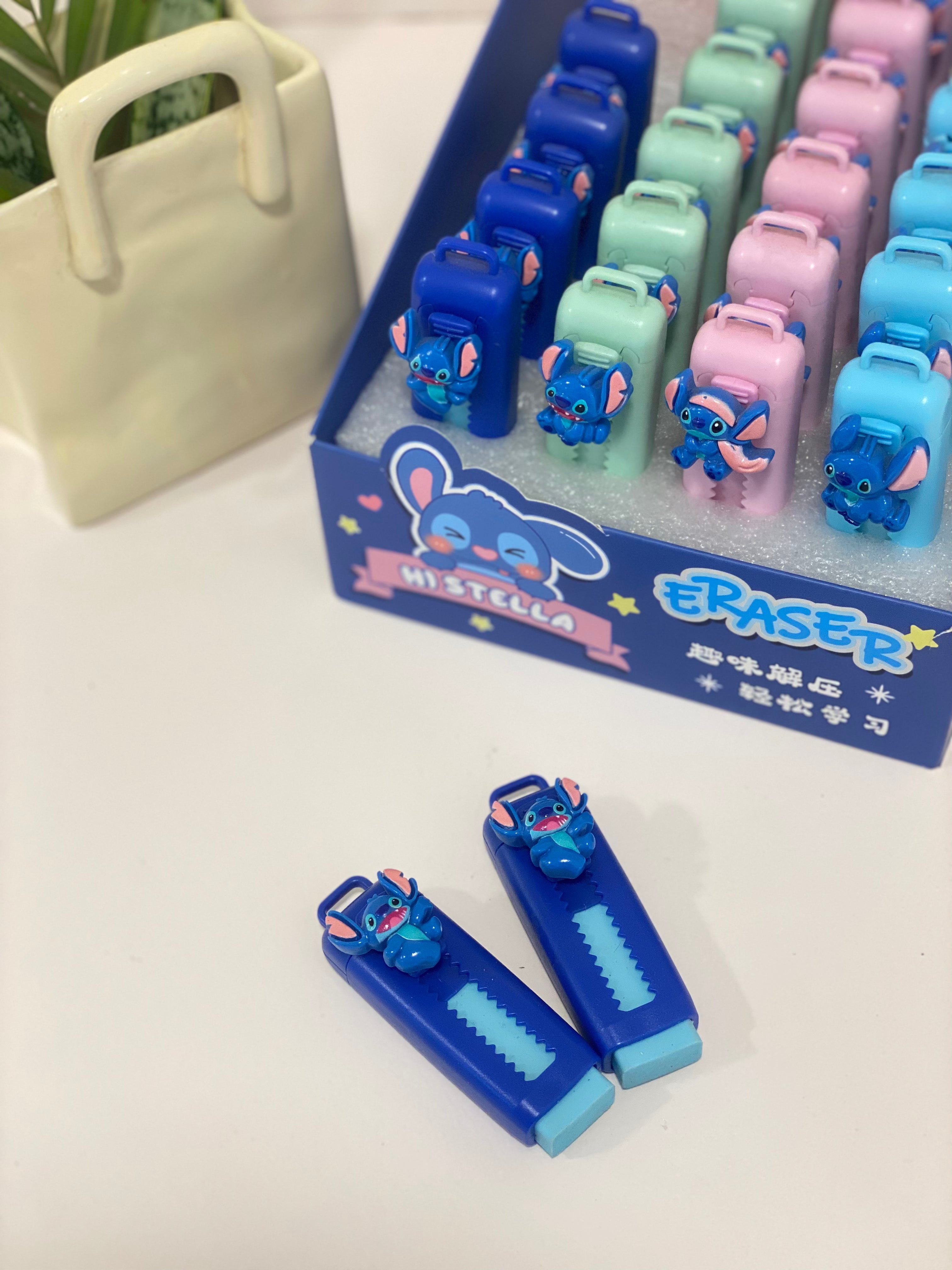 Retractable Kawaii Character Pocket Eraser