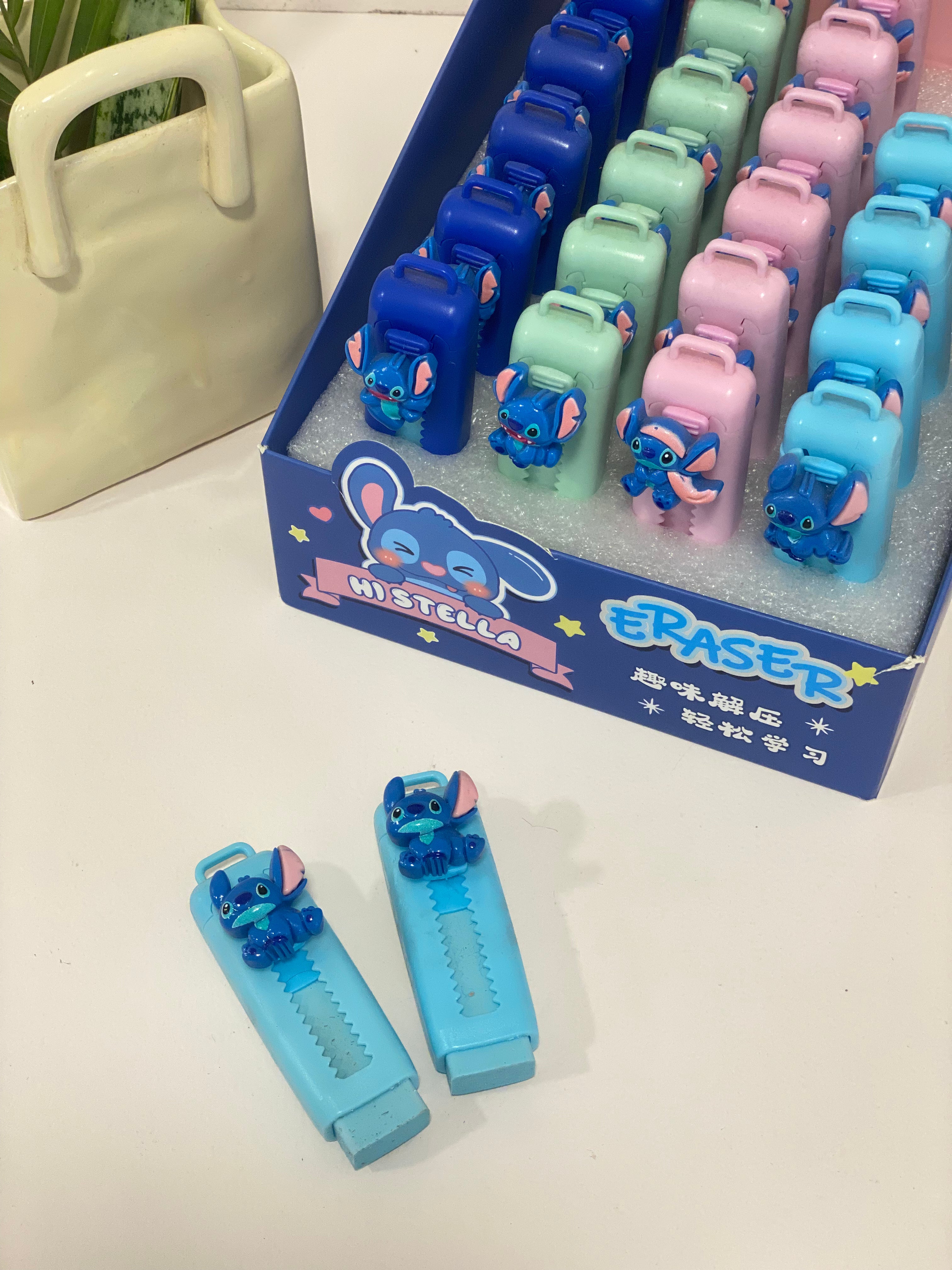 Retractable Kawaii Character Pocket Eraser