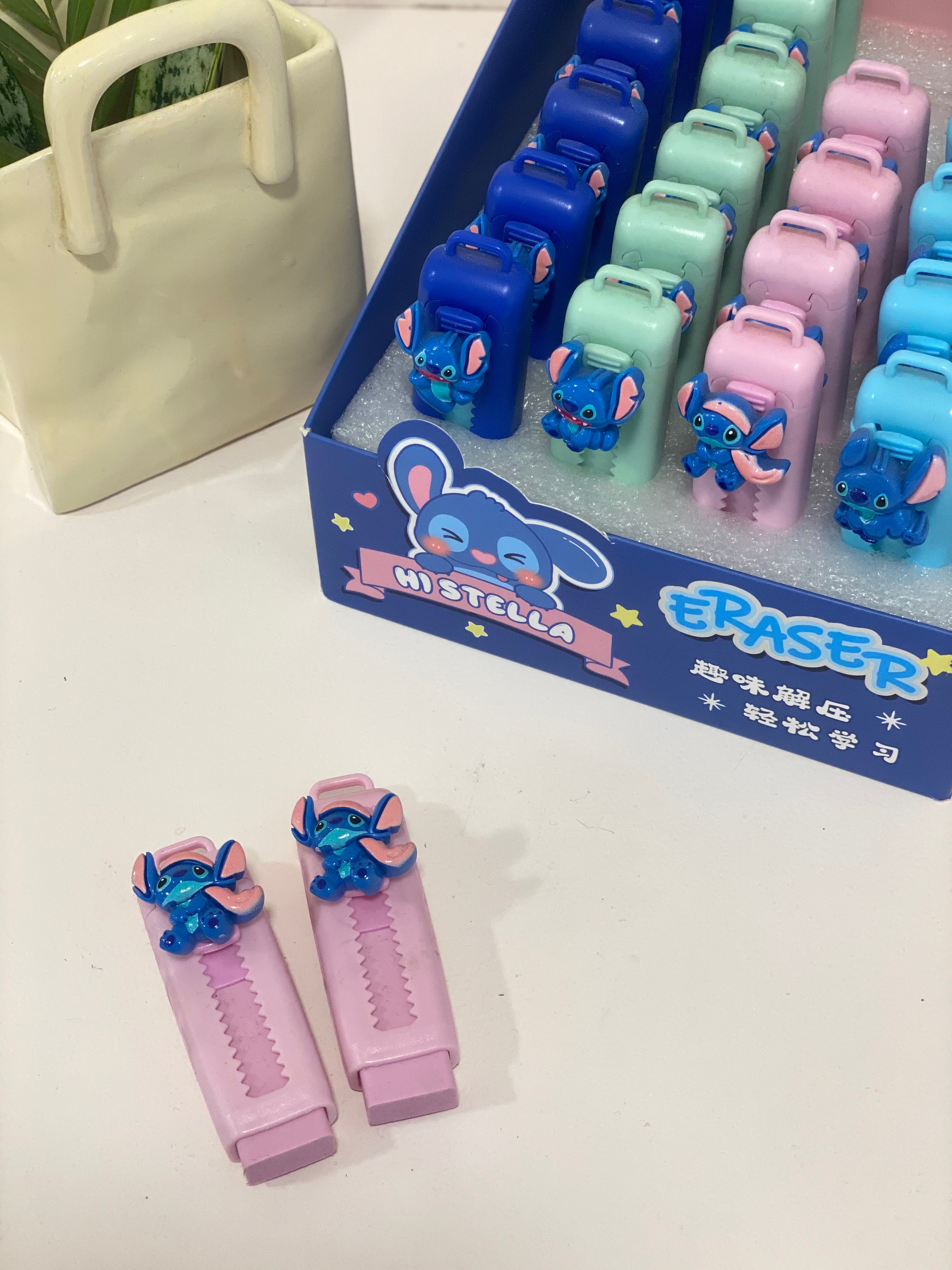 Retractable Kawaii Character Pocket Eraser