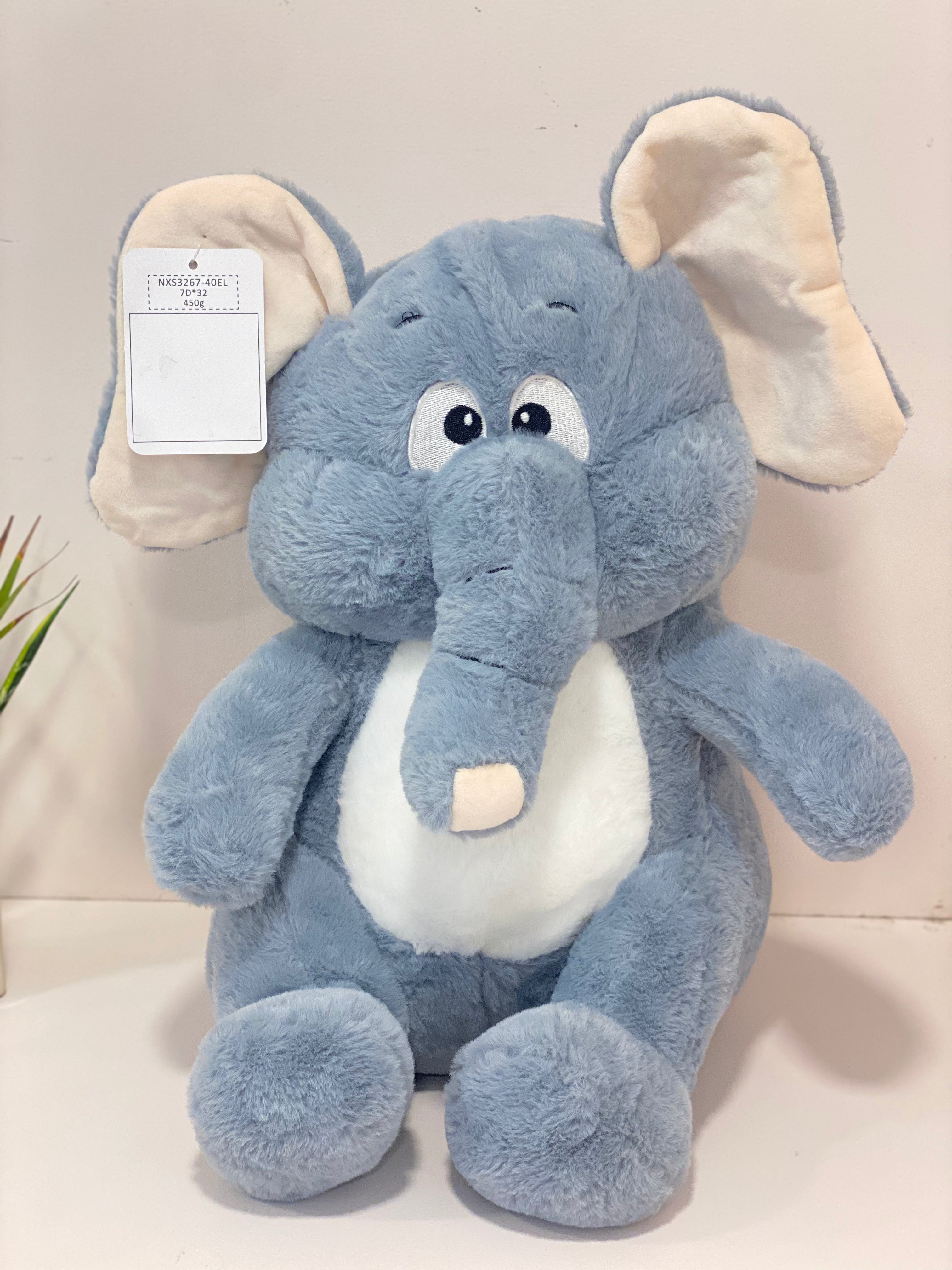 Plush Velvet Elephant Cushion Blanket