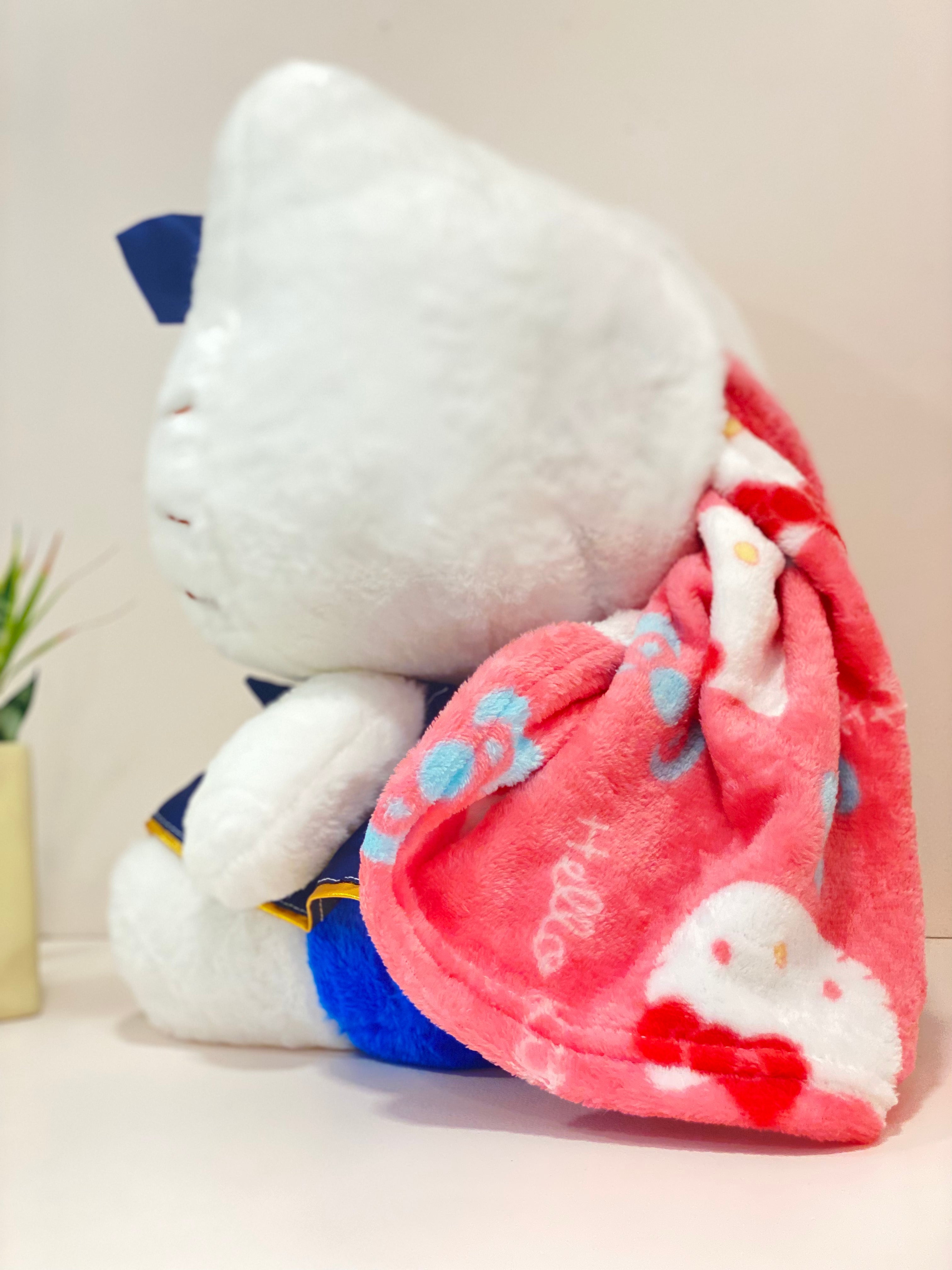 Pastel Hello Kitty Princess Cushion Blanket