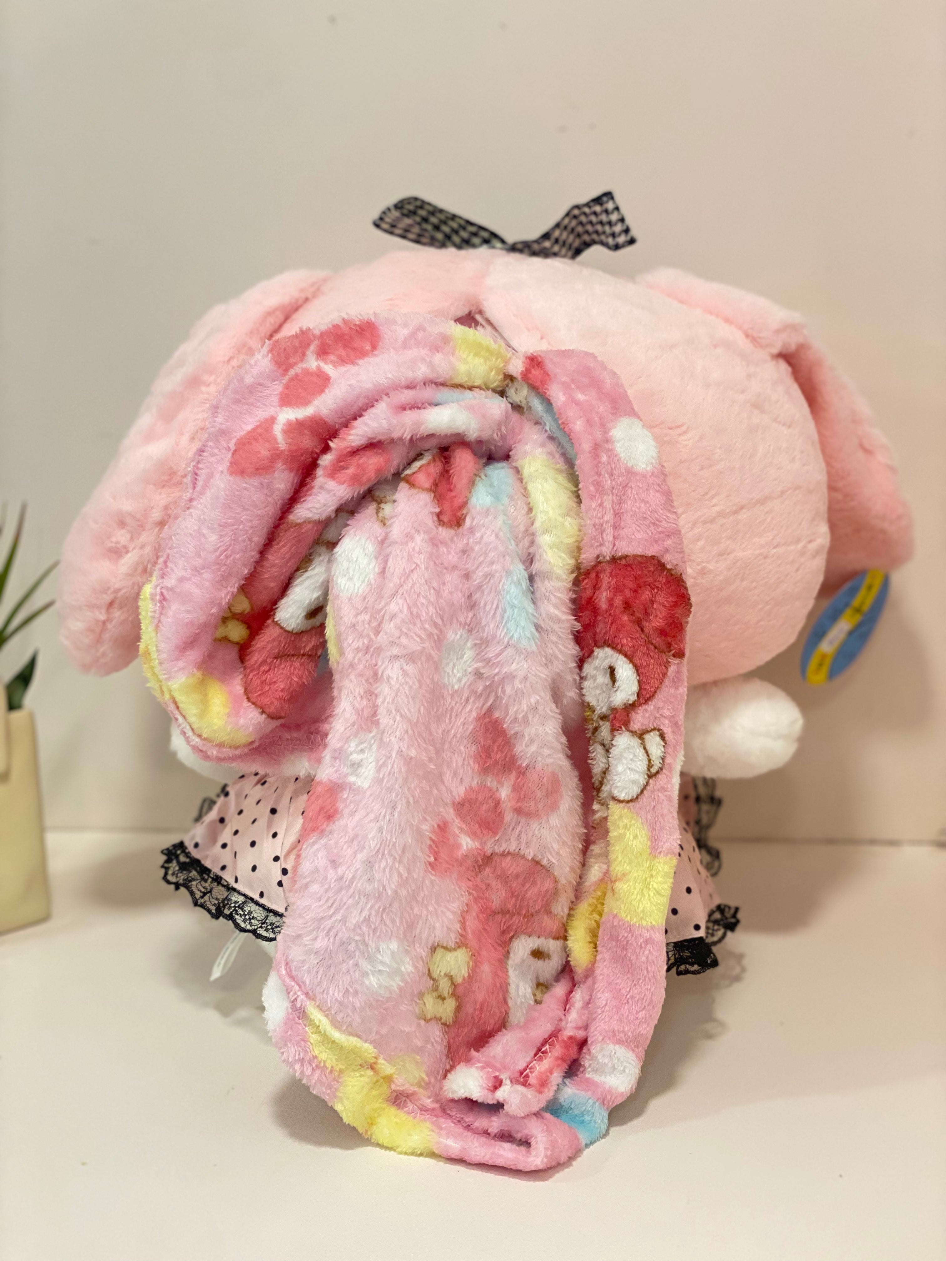 Pastel Hello Kitty Princess Cushion Blanket