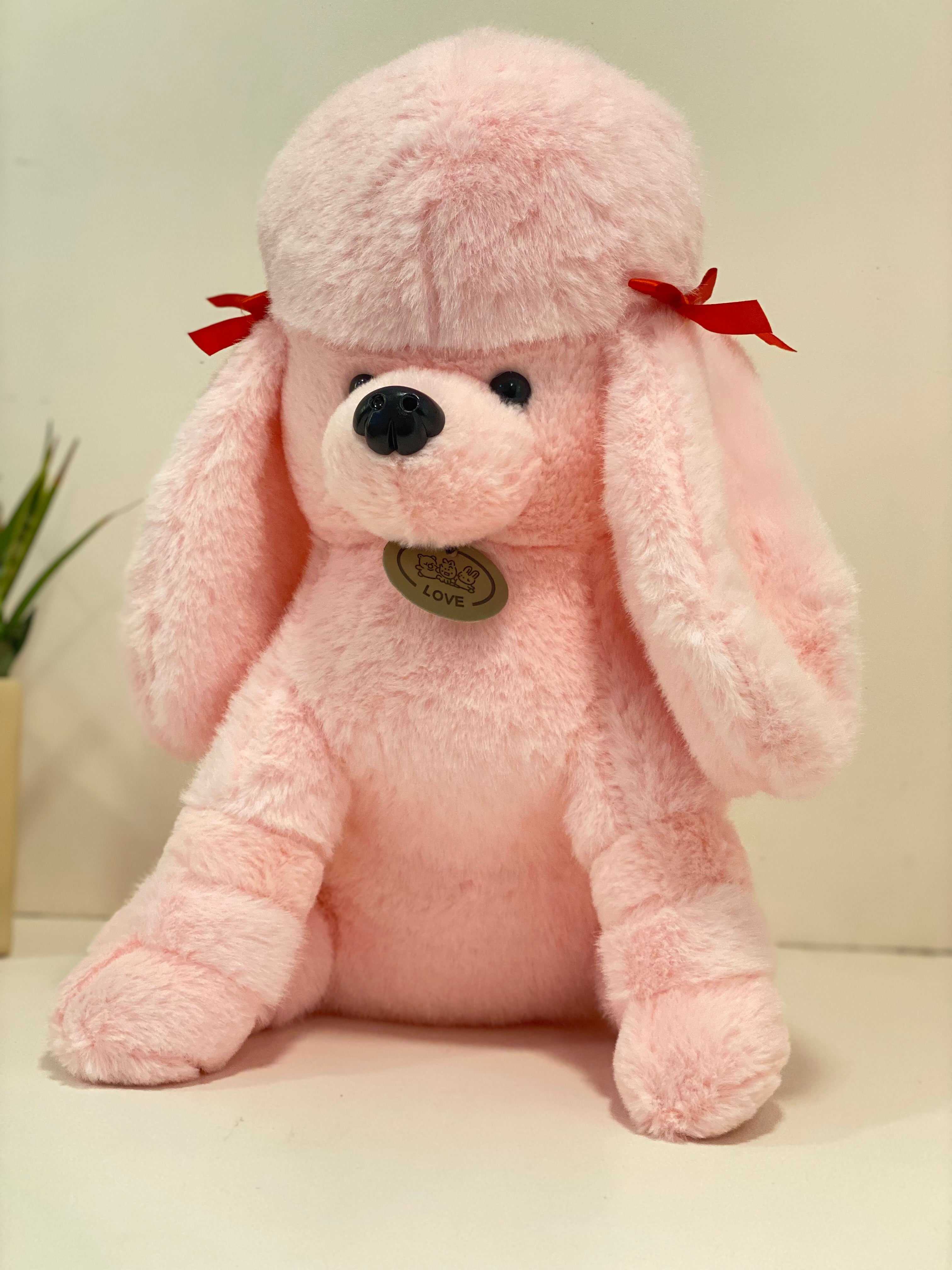 Pastel Parisienne Poodle Plush Toy