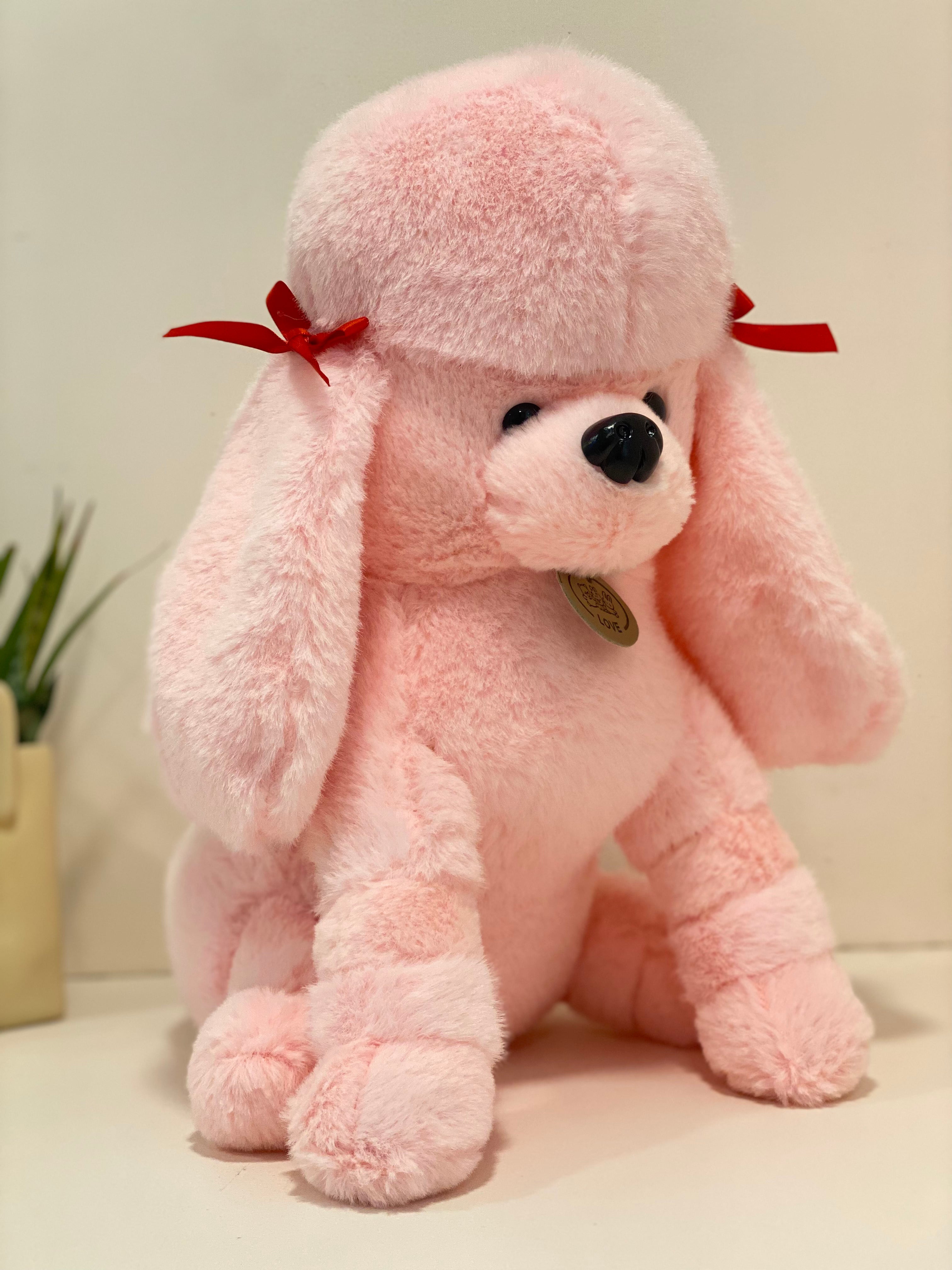 Pastel Parisienne Poodle Plush Toy