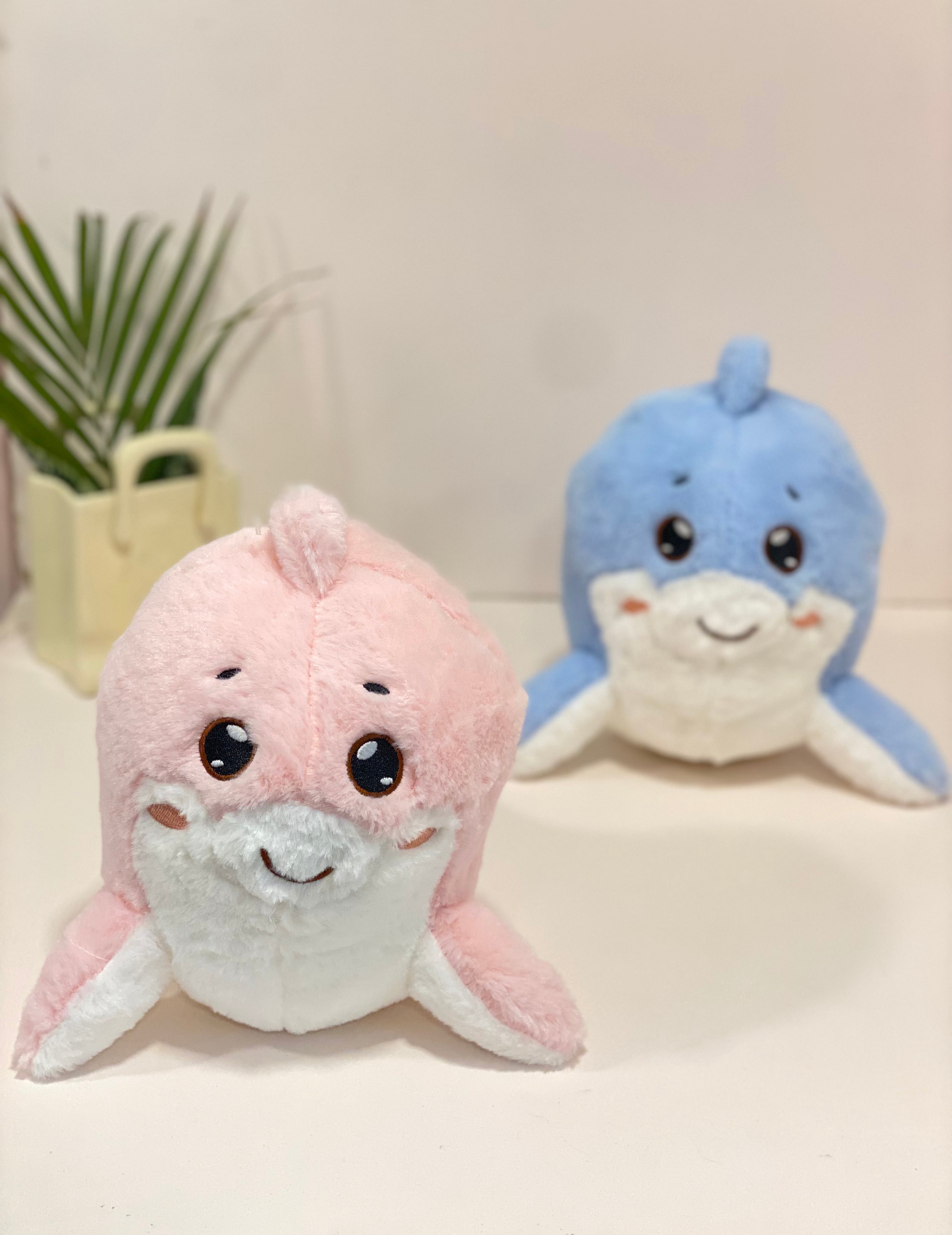 Velvet Coastal Dolphin Plush Toy