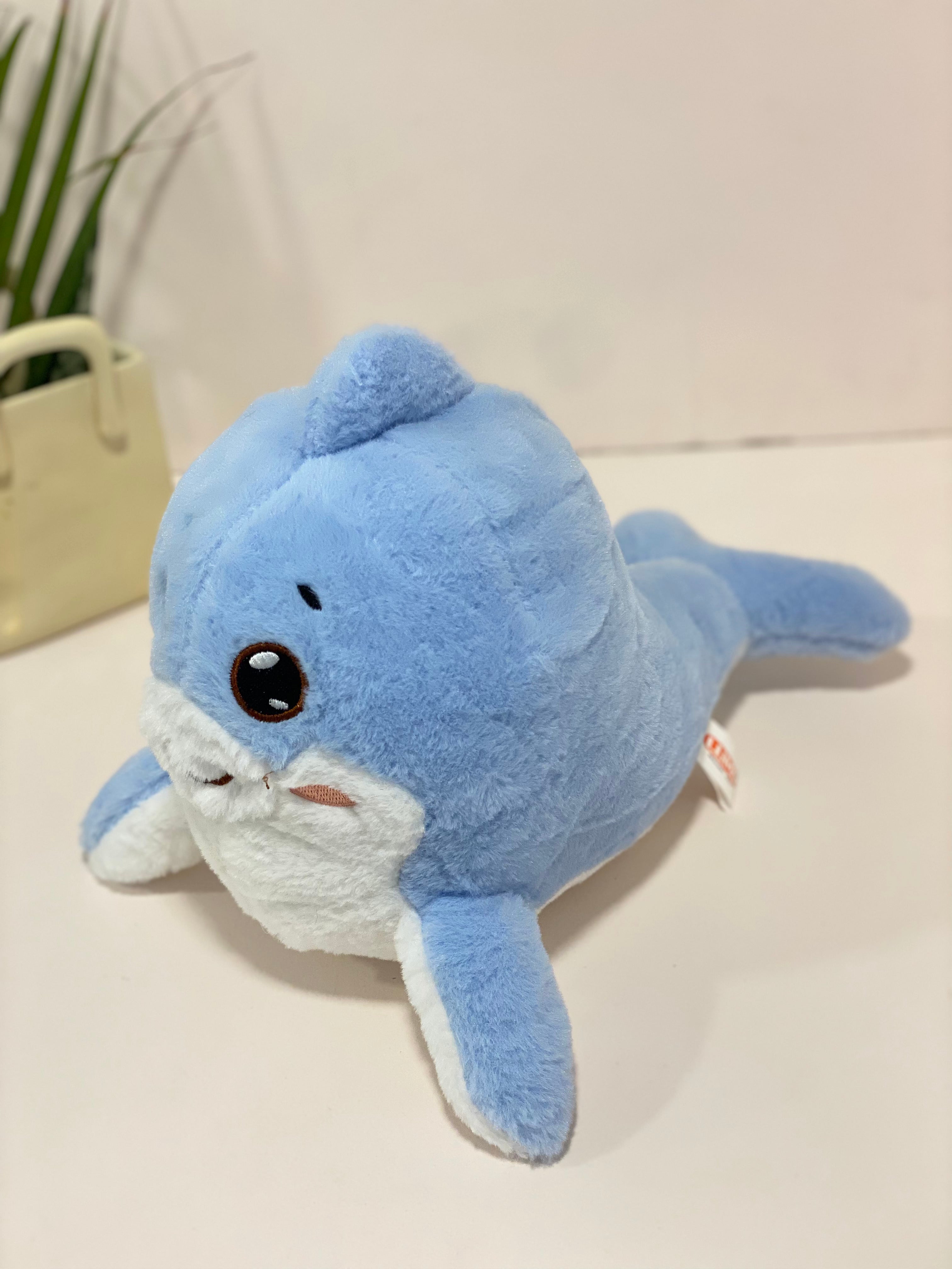 Velvet Coastal Dolphin Plush Toy
